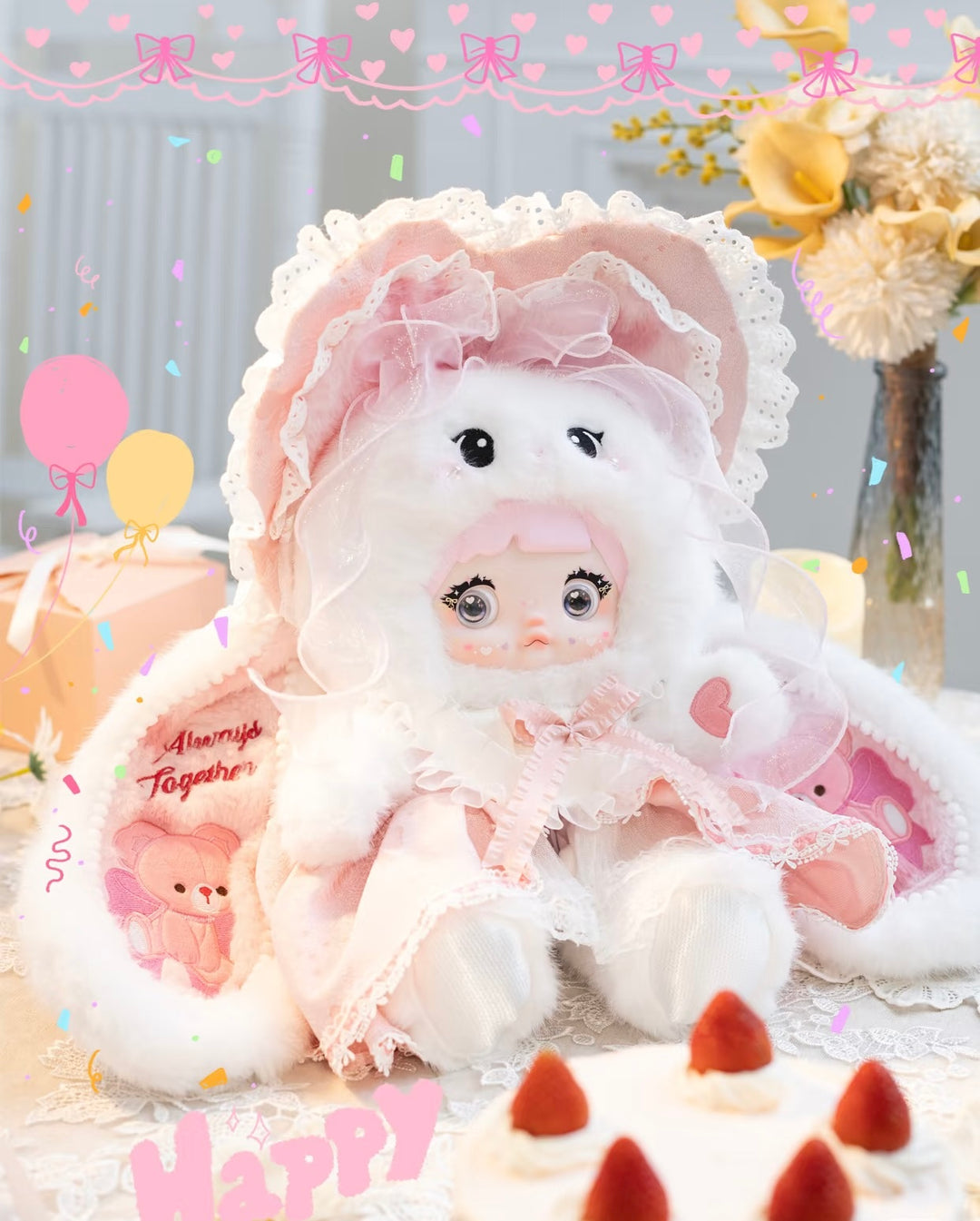 nommi 2nd Anniversary アニバーサリー　400% pre order] Nommi-2nd Anniversary 400% Vinyl Face Plush