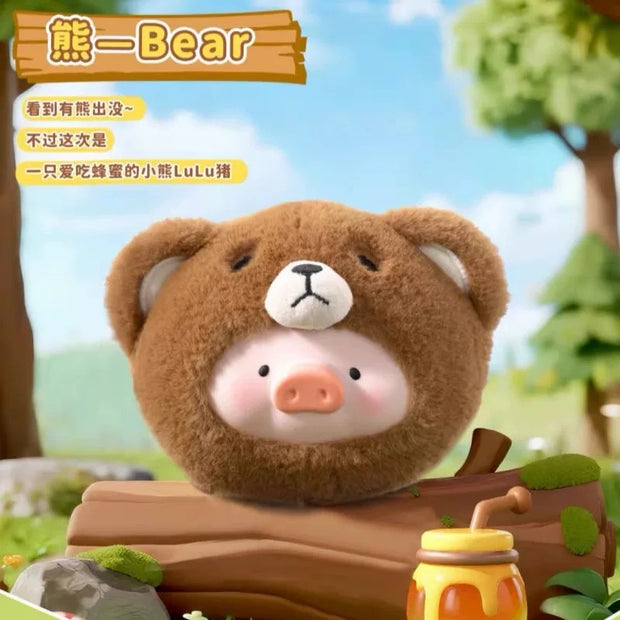[pre order] LuLu the Piggy Animal Party Series Plush silicone earphone pack blind box