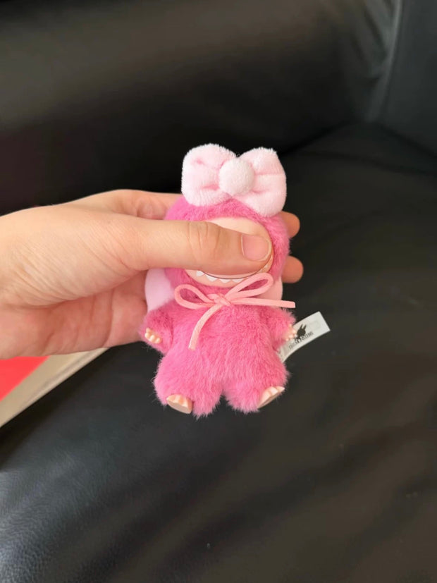 [pre order] labubu pin for love outfit - cute Bow & Wing