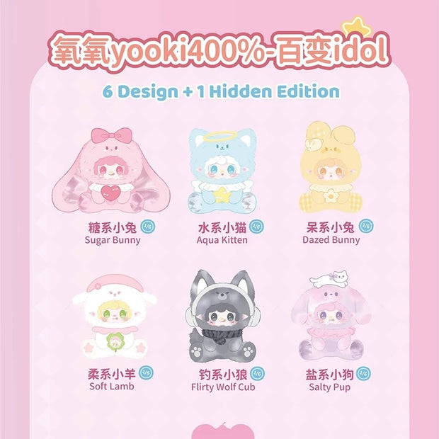[pre order] YOOKI Multi-Style Idol 400% Series Plush Blind Box