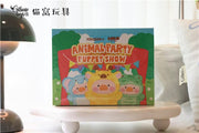 [pre order] LULU THE PIGGY ANIMAL PARTY - PUPPET SHOW PVC FACE PLUSH KEYCHAIN (BLINDBOX)