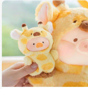 [pre order] LULU THE PIGGY ANIMAL PARTY - PUPPET SHOW PVC FACE PLUSH KEYCHAIN (BLINDBOX)
