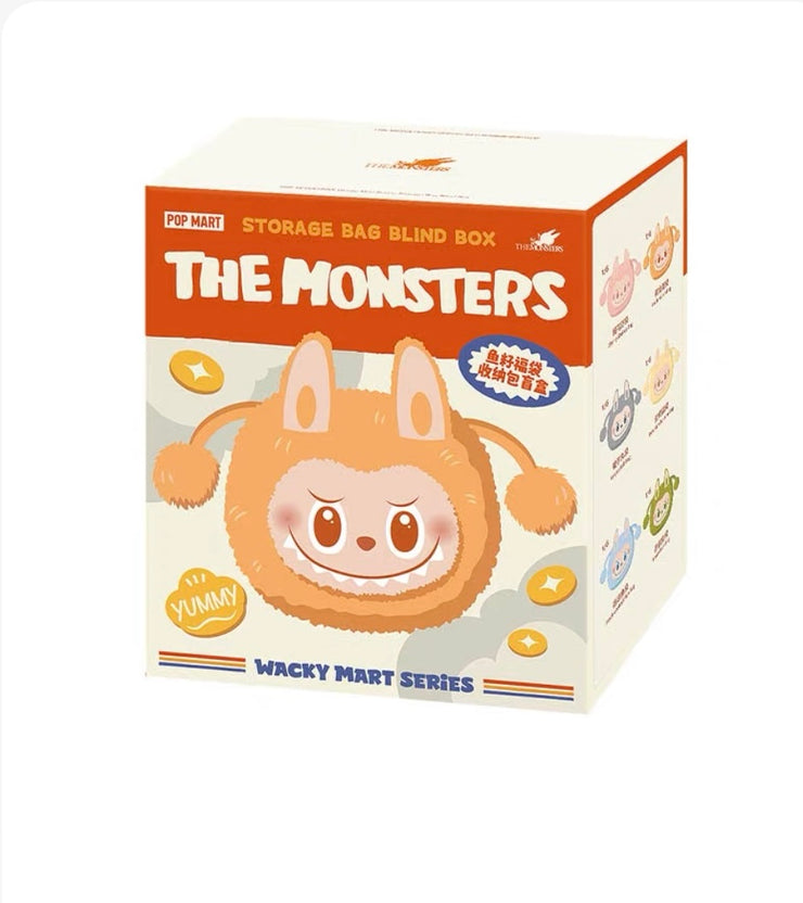 pre order] labubu the monster wacky mart series storage bag