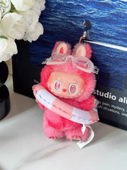 [pre order] labubu outfit- Mini Figure Swim Set – Goggles + Float Ring