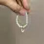 [pre order] Letter necklace for labubu ver4 Pin for love