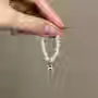 [pre order] Letter necklace for labubu ver4 Pin for love