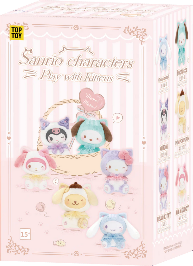 [pre order] Play with Kittens Series Plush Keychains Gift Blind Box