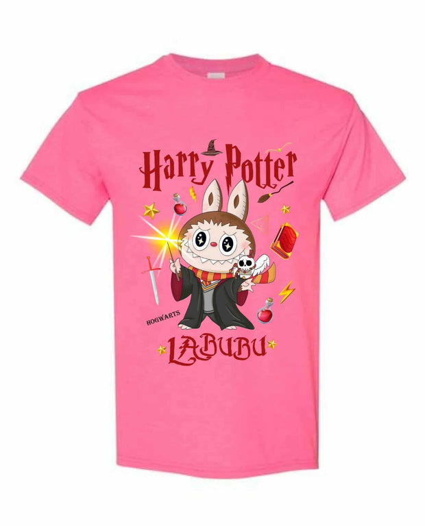 [Kid size] Harry Potter Labubu  T-Shirt – Cute Wizard Graphic Tee, 100% Cotton