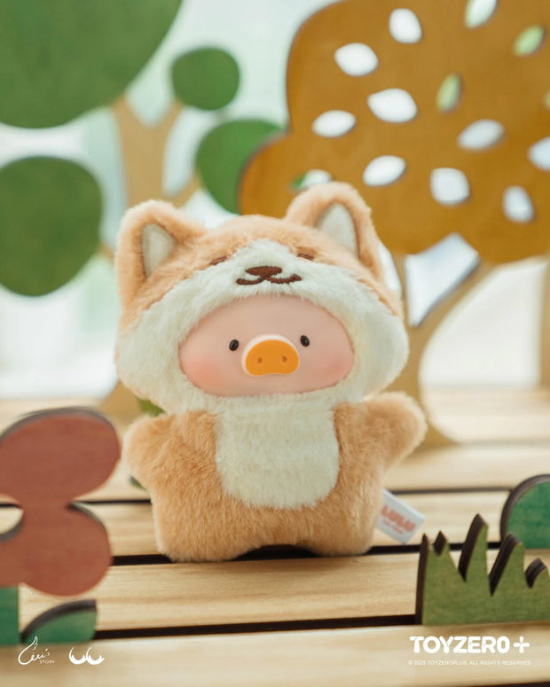 [pre order] LULU THE PIGGY ANIMAL PARTY - PUPPET SHOW PVC FACE PLUSH KEYCHAIN (BLINDBOX)