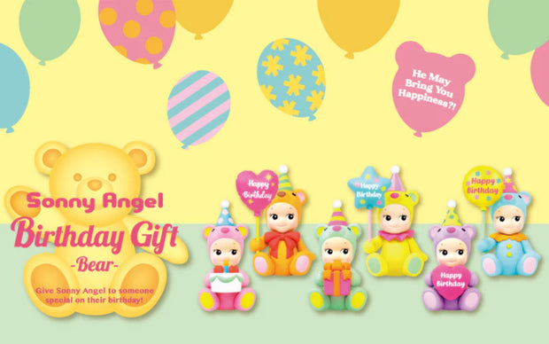 [pre order] Sonny Angel  Birthday Gift Bear Series