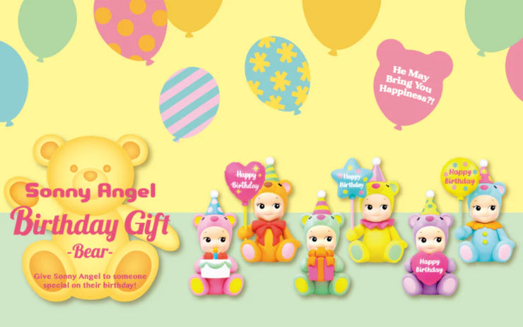[pre order] Sonny Angel  Birthday Gift Bear Series