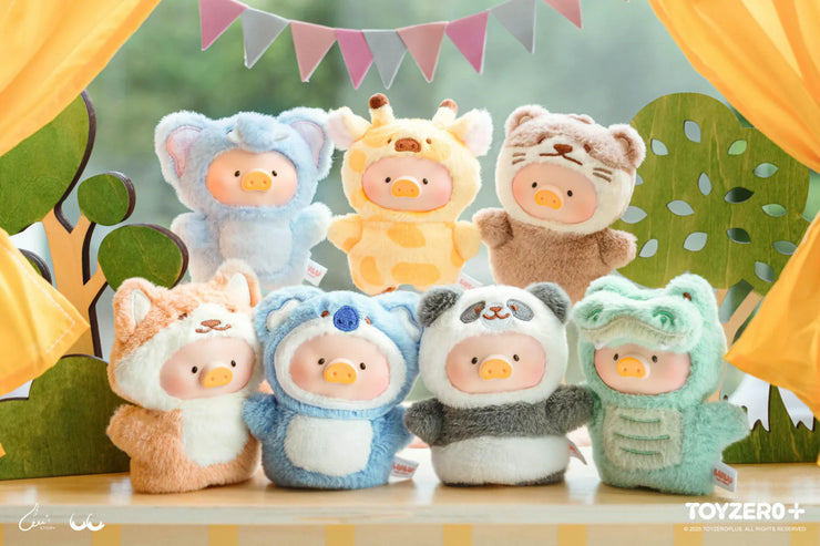[pre order] LULU THE PIGGY ANIMAL PARTY - PUPPET SHOW PVC FACE PLUSH KEYCHAIN (BLINDBOX)
