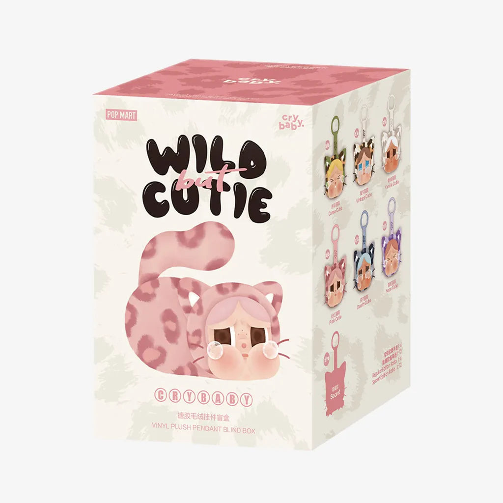 【正規品】CRYBABY Wild but Cutie シリーズ アソートBOX CRYBABY Wild but Cutie Series - Vinyl Plush Pendant Blind Box